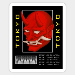 Tokyo Japan Asia Oni Art Gift Magnet